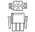 1-350766-4 Pin & Socket Connectors