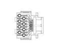 216005-4 Modular Connectors / Ethernet Connectors