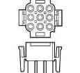 350720-4 Pin & Socket Connectors