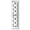 640136-6 Standard Card Edge Connectors