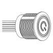 AVC19LAIOFE13T5A04 Pushbutton Switches