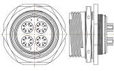 CFX24M1108FAN electronic component of TE Connectivity