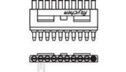 MTC100-JB1-S11-T08 Rack & Panel Connectors