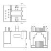 RJ45-8N-S  Connectors