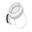 TXR40AB90-2010BI Circular MIL Spec Strain Reliefs & Adapters