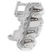 ZK2.5-4P-BL DIN Rail Terminal Blocks