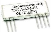 TX2A-434-64 electronic component of Radiometrix