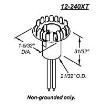 12-240XT electronic component of Visual Communications Company