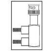 383U205F RF Adapters - Tee