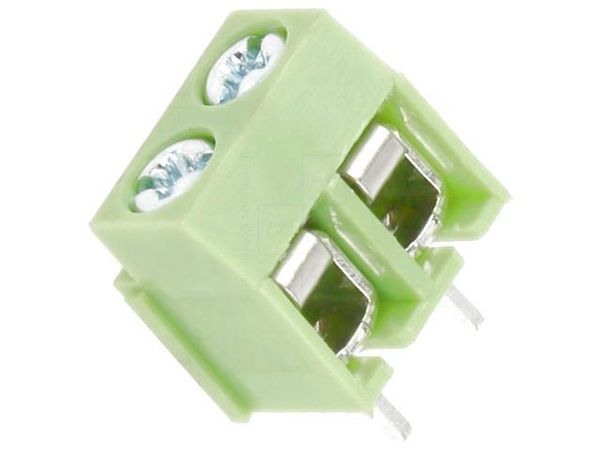 XY126V-2P 5.0MM GREEN Fixed Terminal Blocks