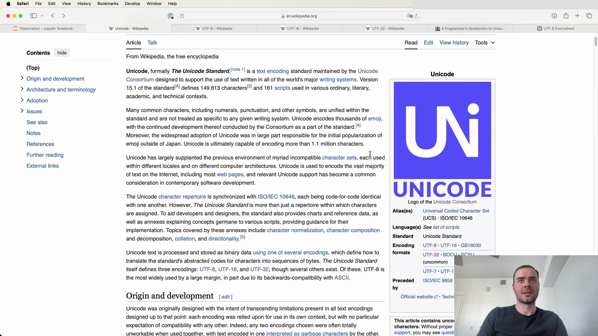 UTF-8 Wikipedia Page