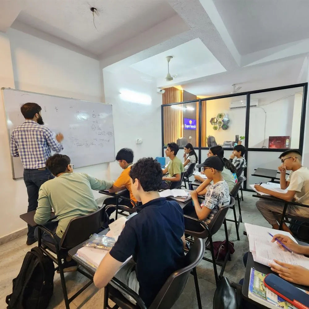 Students studying Maths and Science at Expert Tutorials