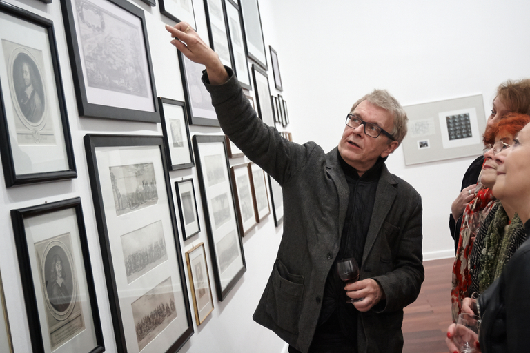 Збіґнєв Рибчинський на виставці своїх робіт у Лодзі. Джерело: Міхал Тулінський / Forum