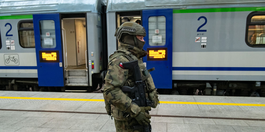 Залізничий вокзал у Білостоці, 19 листопада 2025 року. Фото: Міхал Кощ / Forum