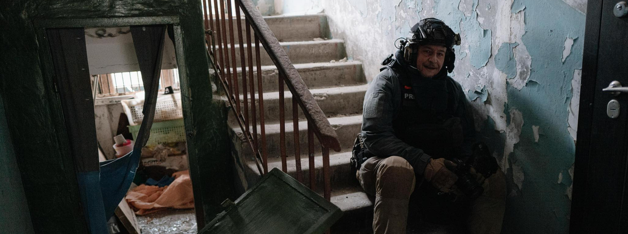 Михал Пшедляцкий, Константиновка, 2025. Фото: Тарас Ибрагимов / Michal Przedlacki / Facebook