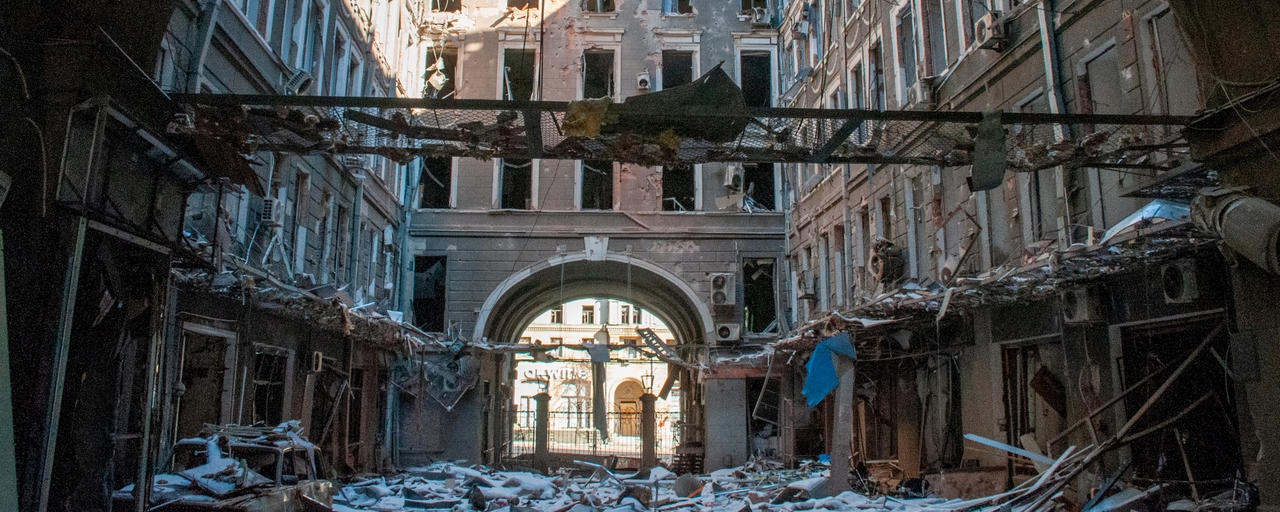 Разрушения в Харькове. Фото: Андрей Мариенко / УНИАН
