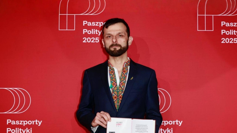 Станислав Лубенский на церемонии вручения награды Paszporty Polityki. Фото: Яцек Шидловский / Forum
