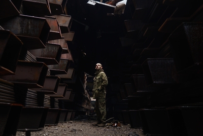 На «Азовстали». Фото: Дмитро Козацкий