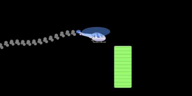 Flying Helicopter