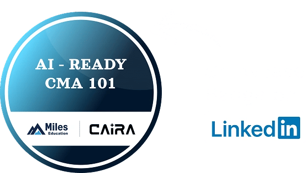 AI ready batch CMA desktop badge