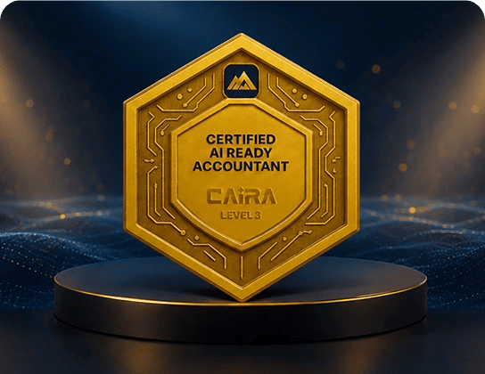 Certified AI Ready Accountant CAIRA badge
