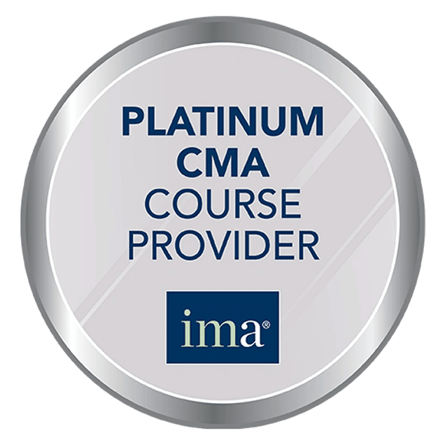 IMA Platinum CMA course provider badge