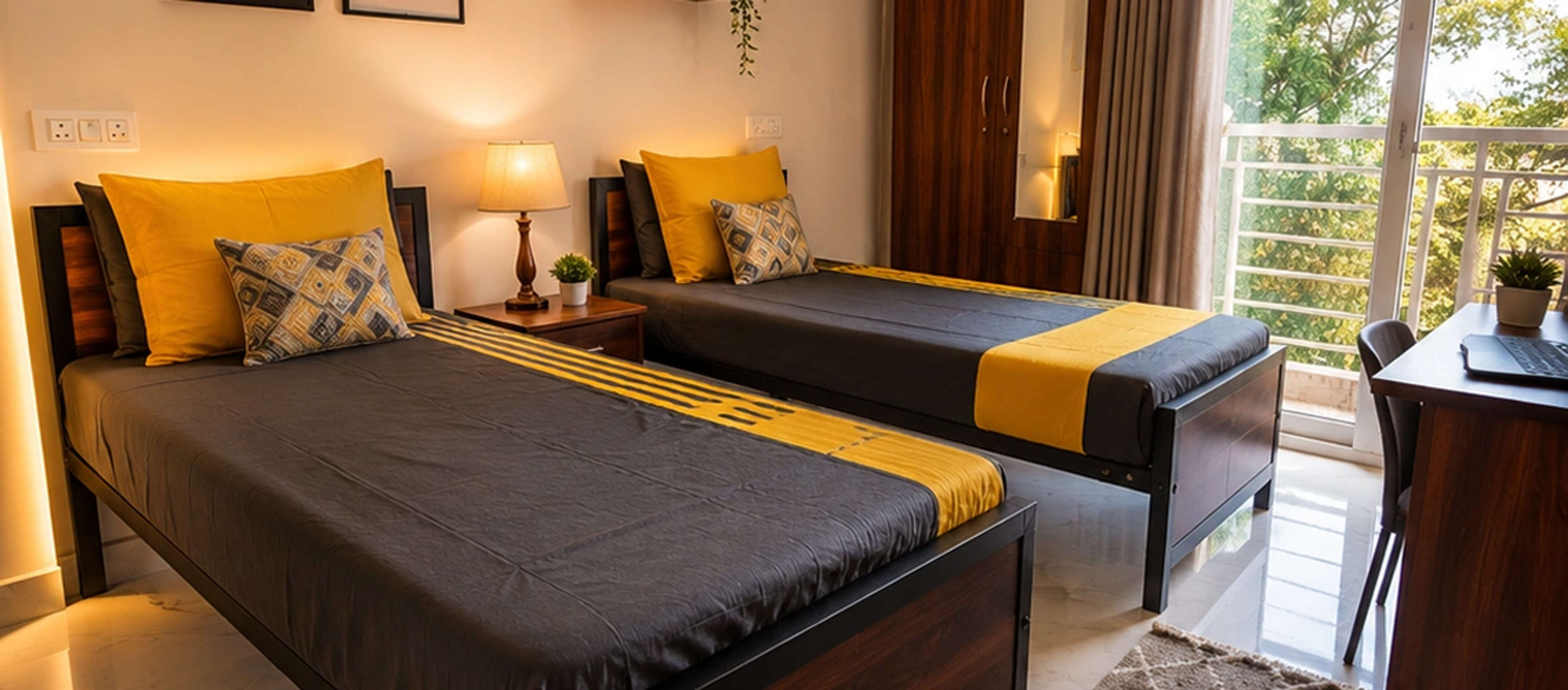 Whitefield living space, view 3
