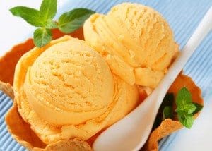 peach ice cream, homemade peach ice cream, peach ice cream recipe