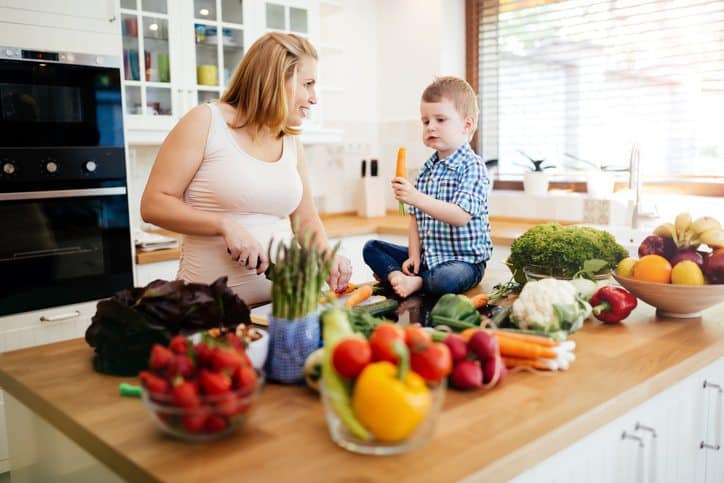 Baby Mooninf, Mindful Family,veggie breakfast, vegetarian breakfast