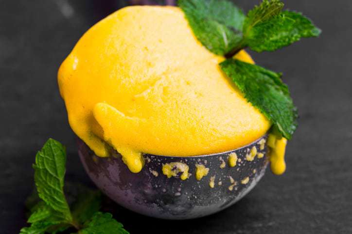 mango ice cream, mango ice cream recipe, health benefits of mango, benefits of mango, cardamom powder