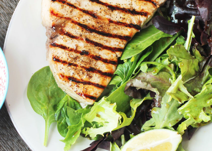 Swordfish with Summer Salad - Recipes - Mindful Living Network