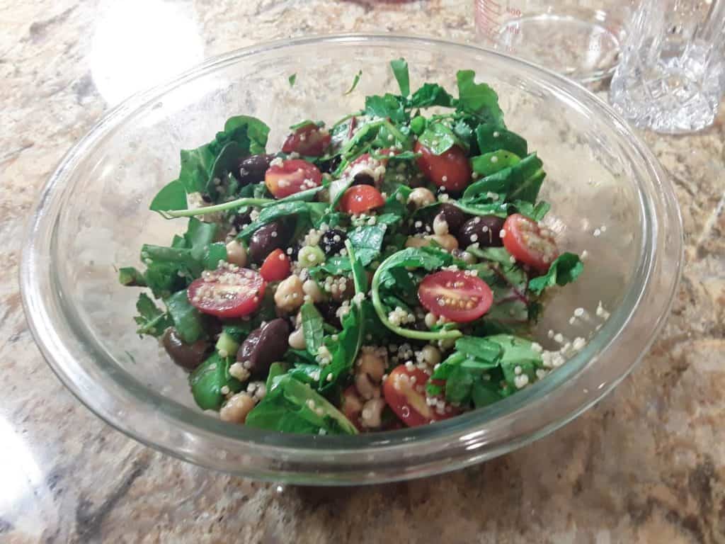 BlackEyed Pea Kale Salad Cooking For Love Mindful Living Network