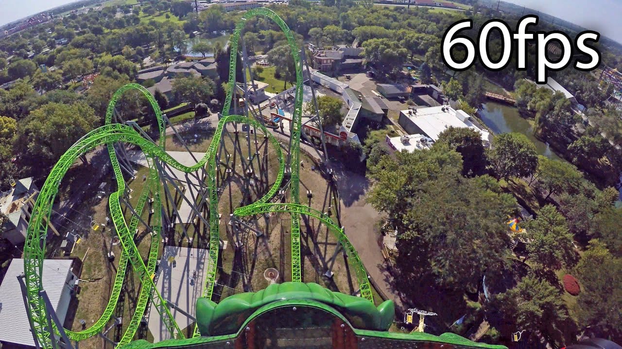 Virtual Ride on ‘The Monster’ – Amazing Roller Coaster Front Seat Experience