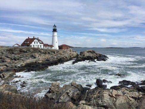 'See the Sunset': Portland Head Light Lighthouse