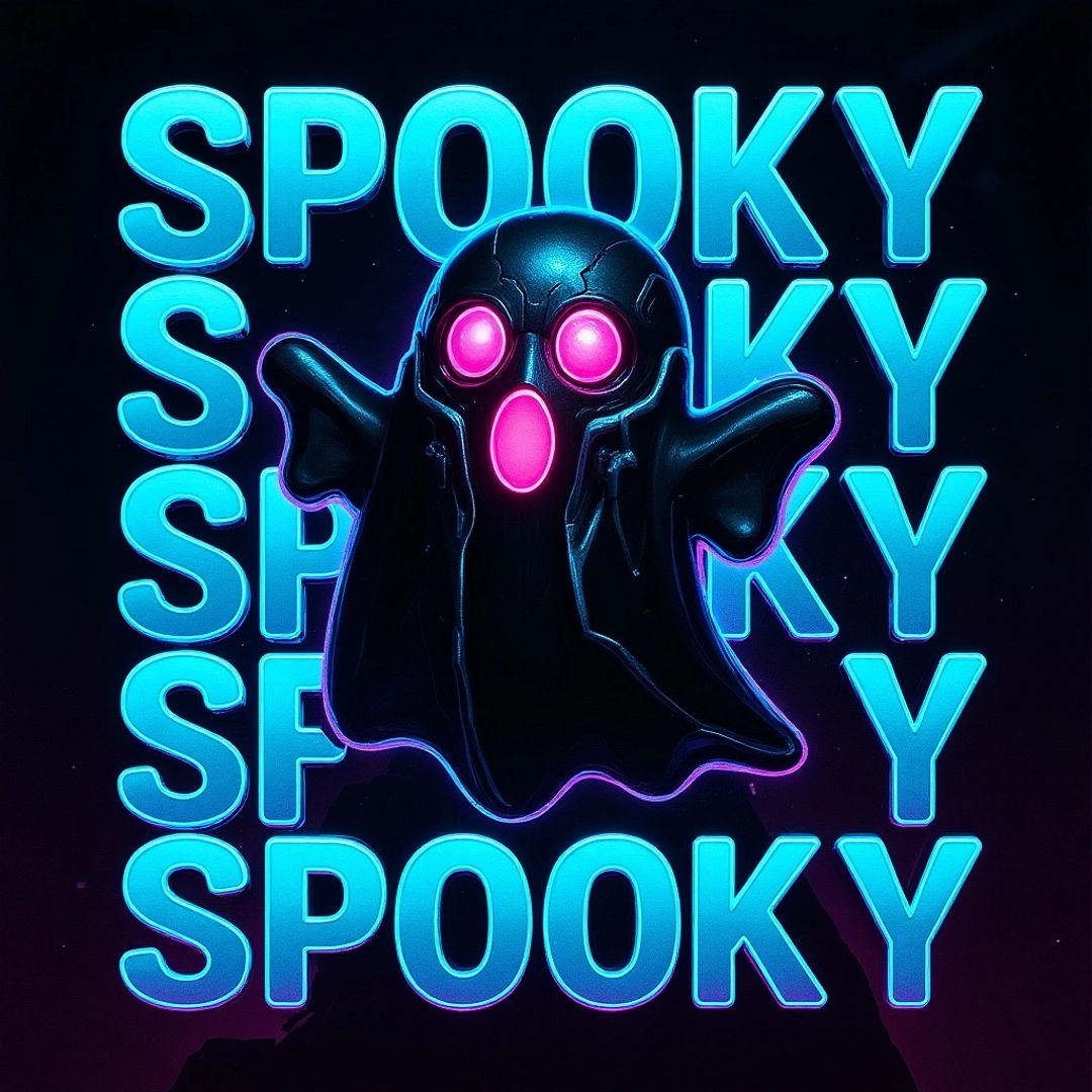 Spooky Repeated Cyberpunk