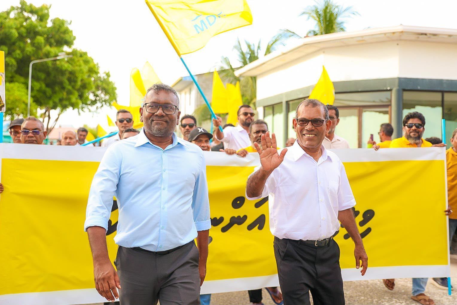 Nasheed landslide, Meedhoo runoff and national service