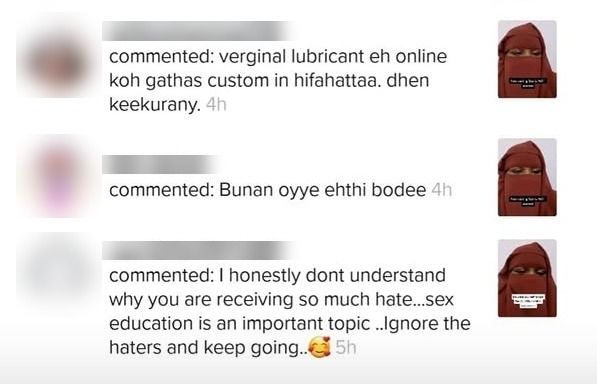 "Even if you order vaginal lubricant online, customs seizes it. So what are we meant to do?" "Too much to say."