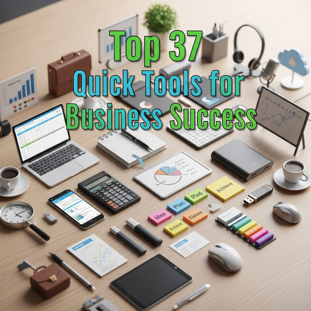 Top 37 Quick Tools for Business Success