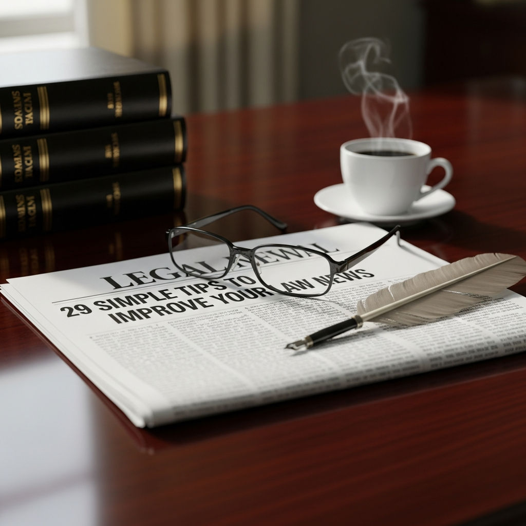 29 Simple Tips to Improve Your Law News