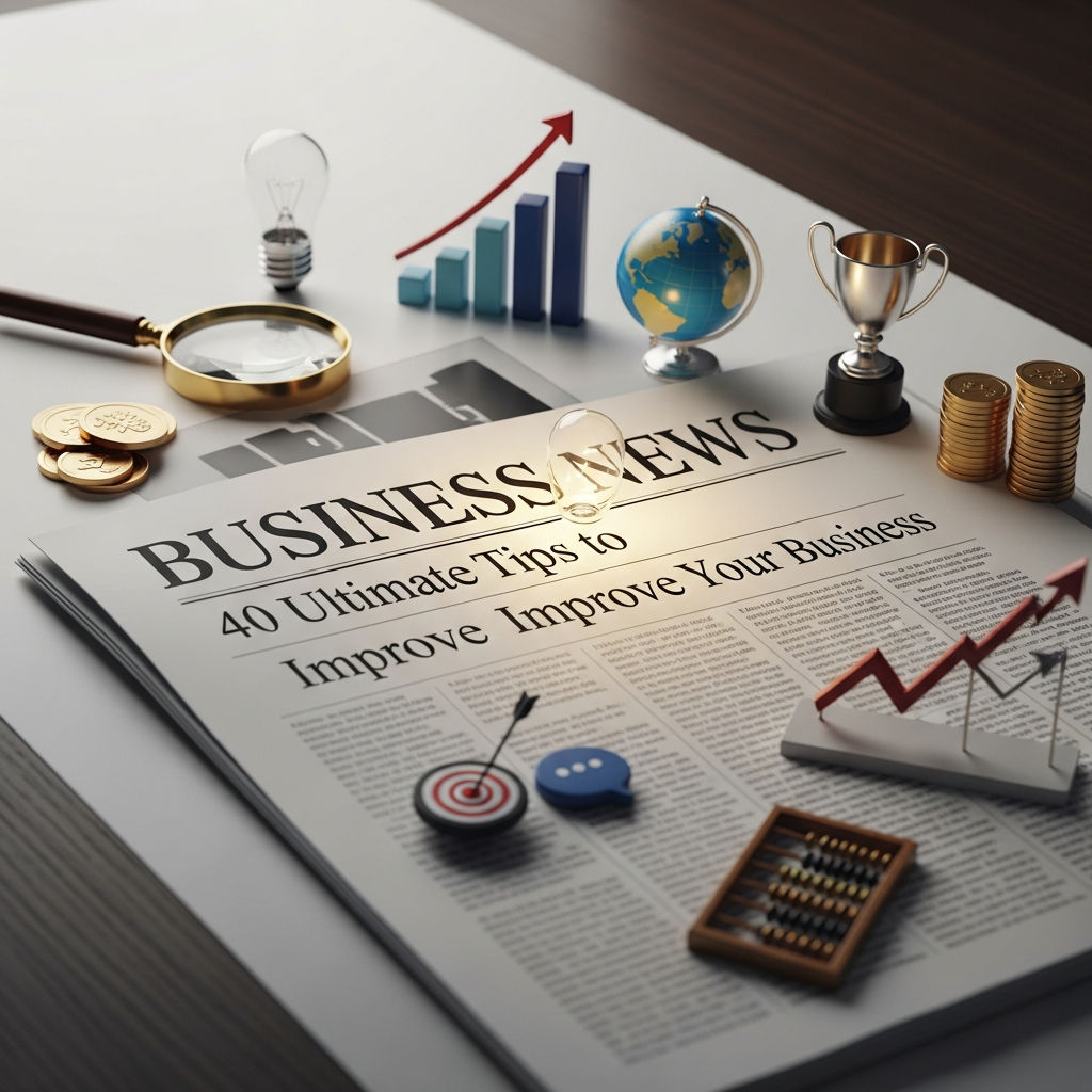 40 Ultimate Tips to Improve Your Business News and Drive Growth
