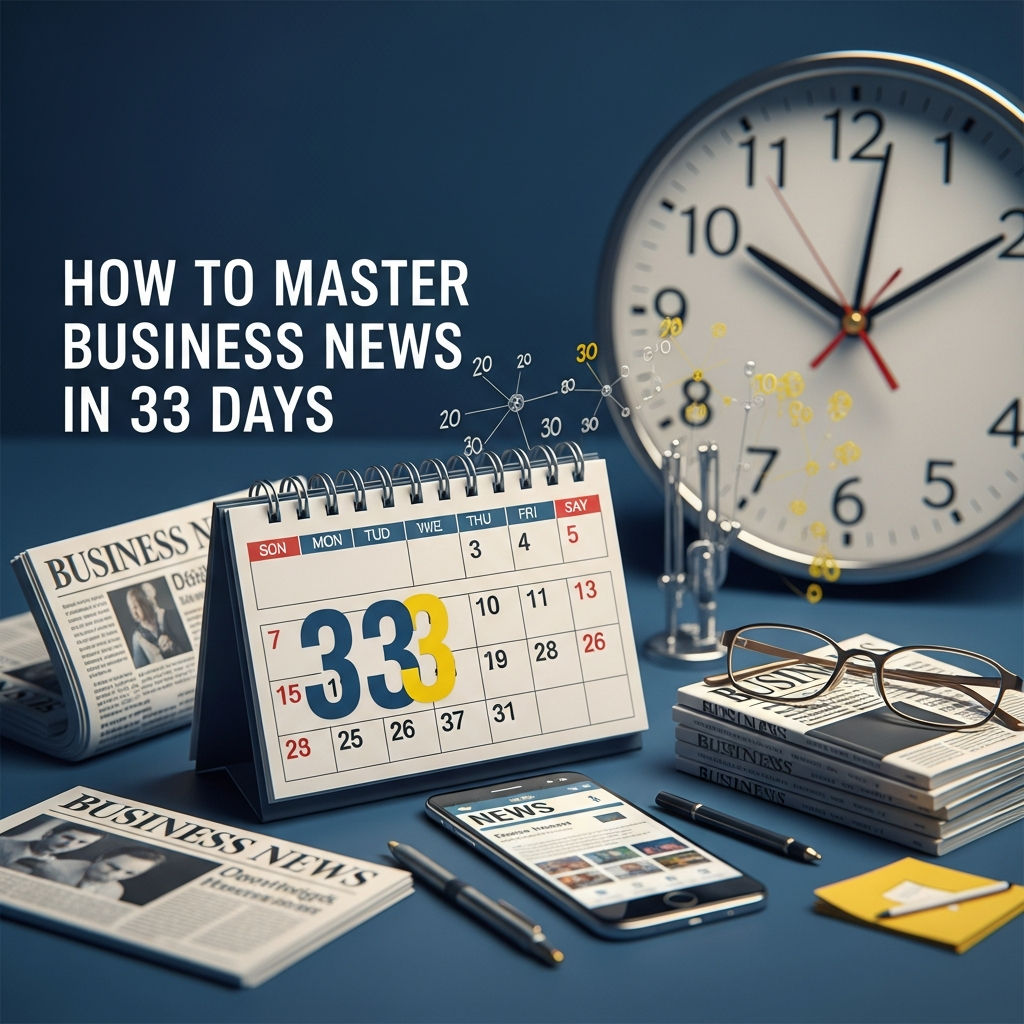 How to Master Business News in 33 Days: Your Complete Roadmap