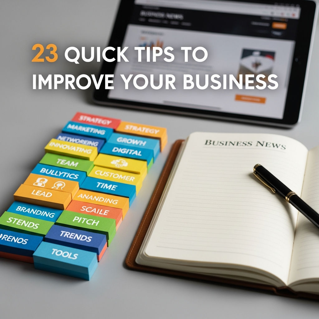 23 Quick Tips to Improve Your Business News Performance