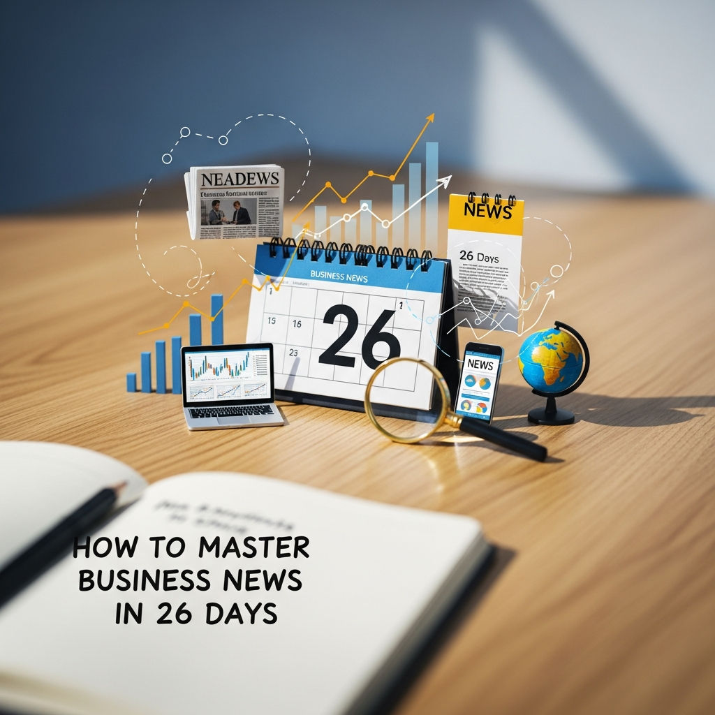 How to Master Business News in 26 Days: A Step-by-Step Guide