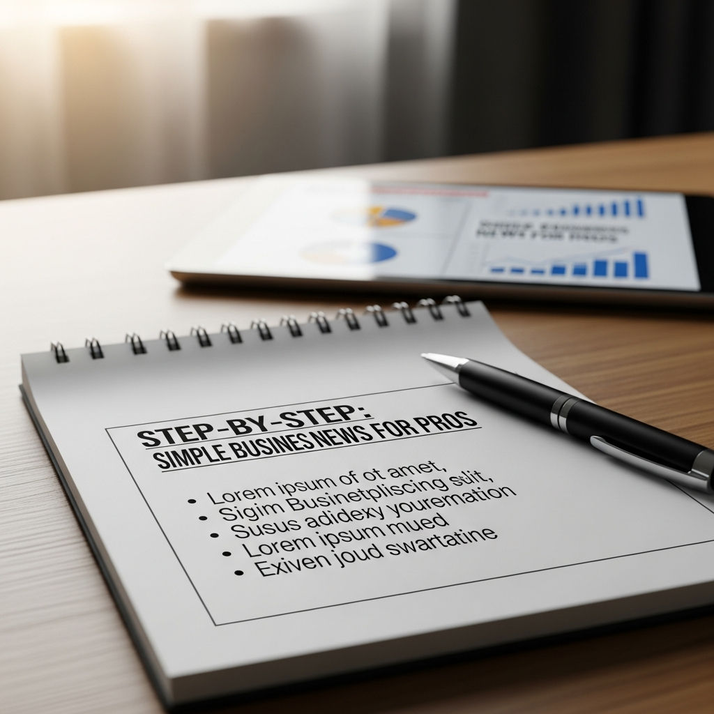 Step-by-Step: Mastering Simple Business News for Busy Professionals
