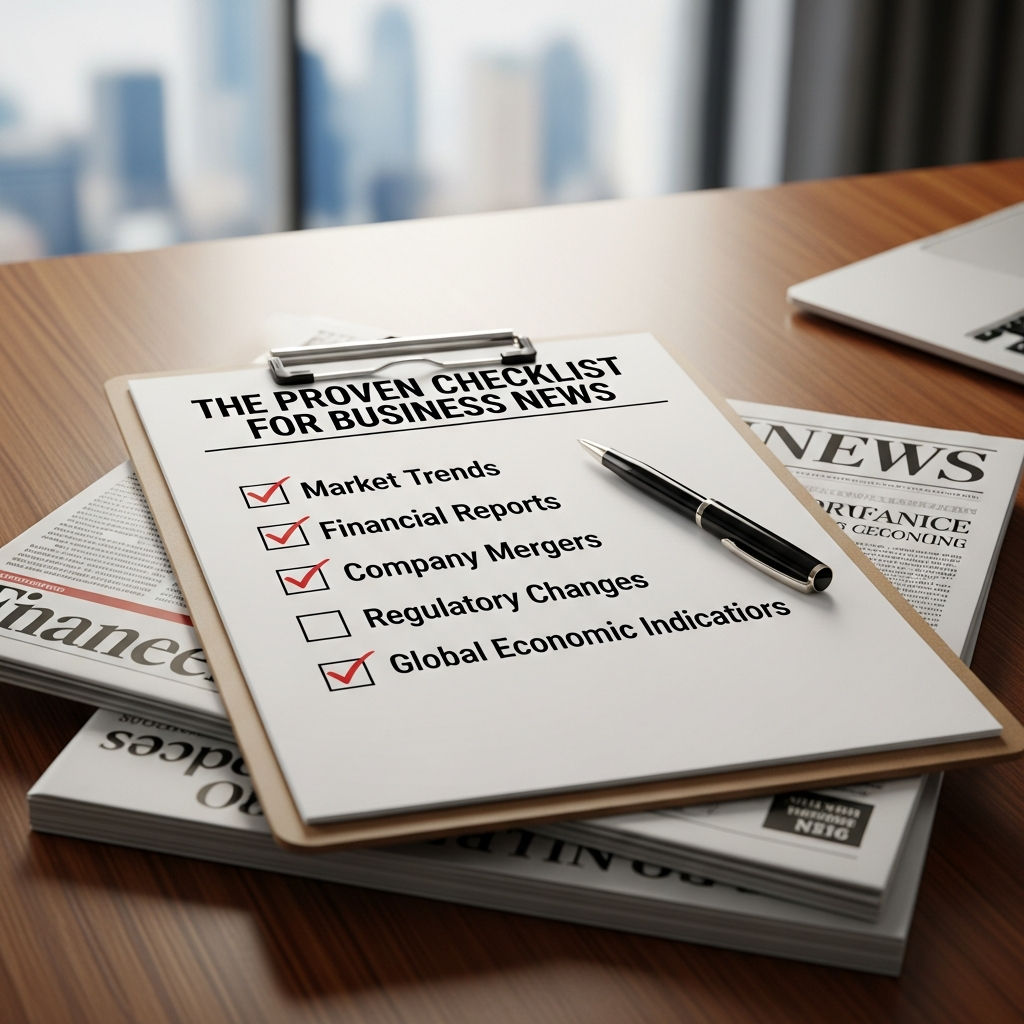 The Ultimate Checklist for Writing and Publishing High-Impact Business News