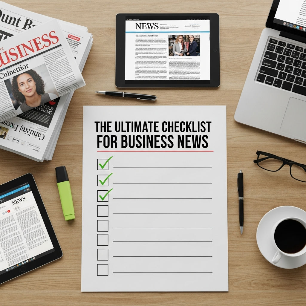 The Ultimate Checklist for Business News: Staying Ahead in a Fast-Paced Market