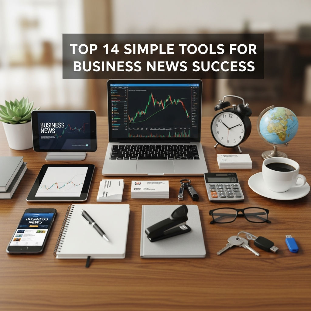Top 14 Simple Tools for Business News Success