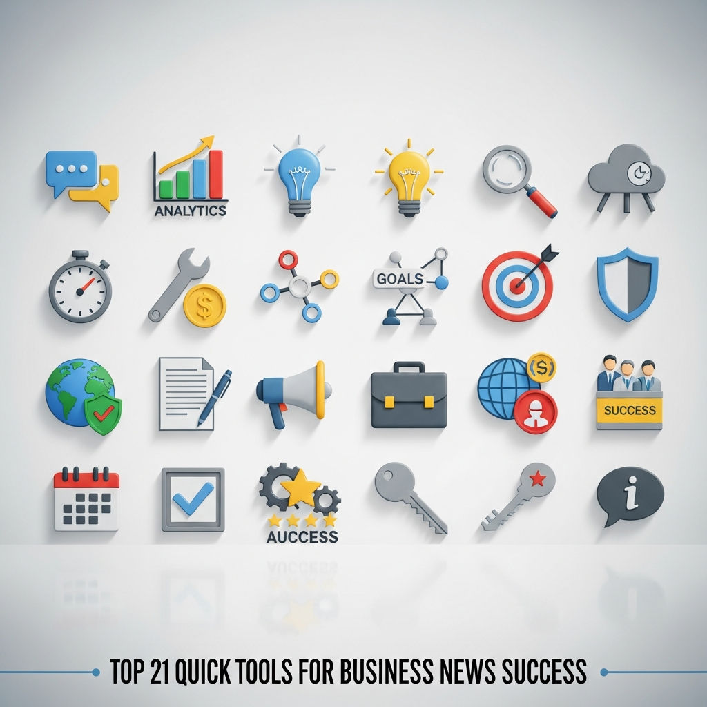 Top 21 Quick Tools for Business News Success