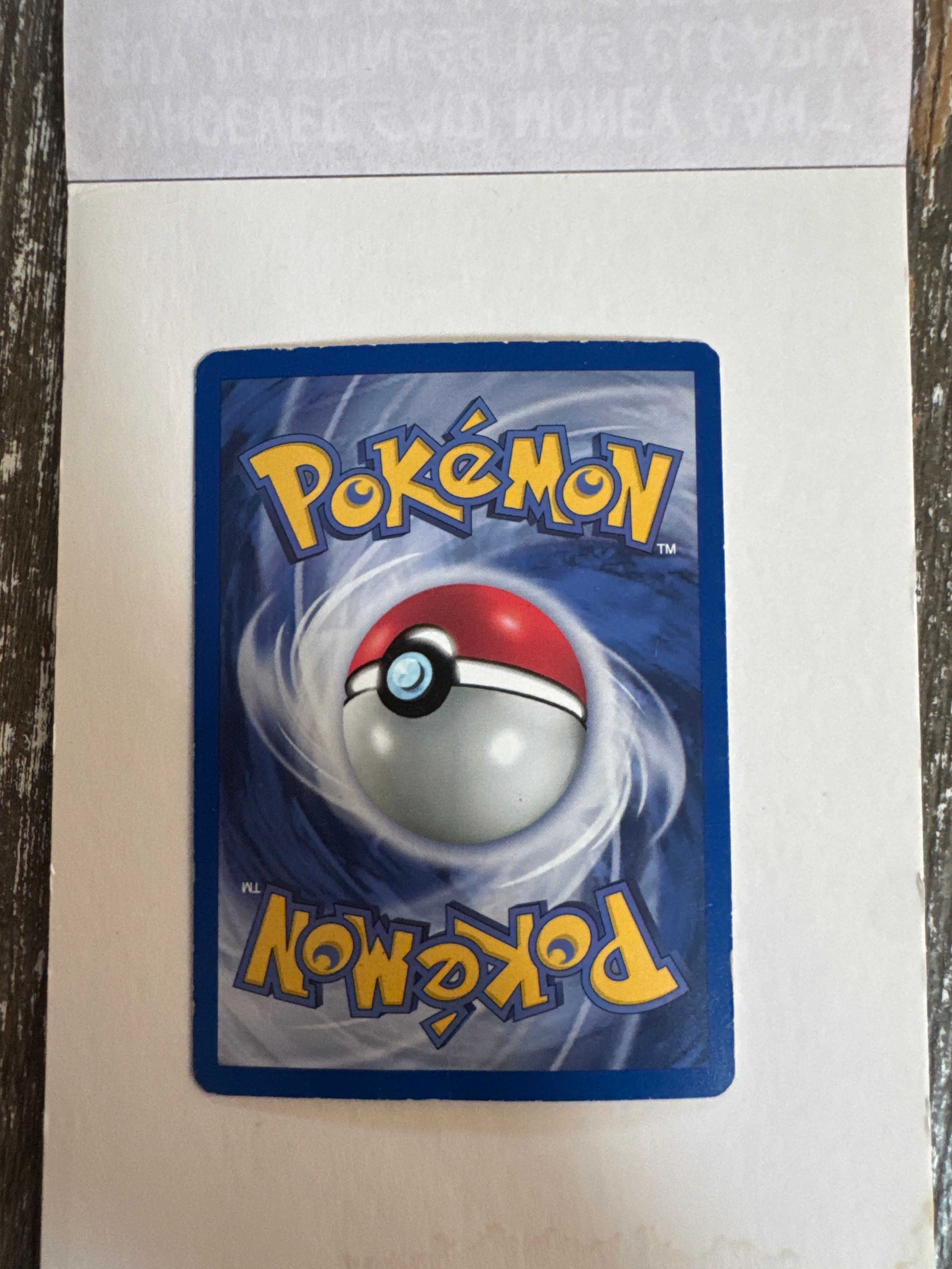 Back Card