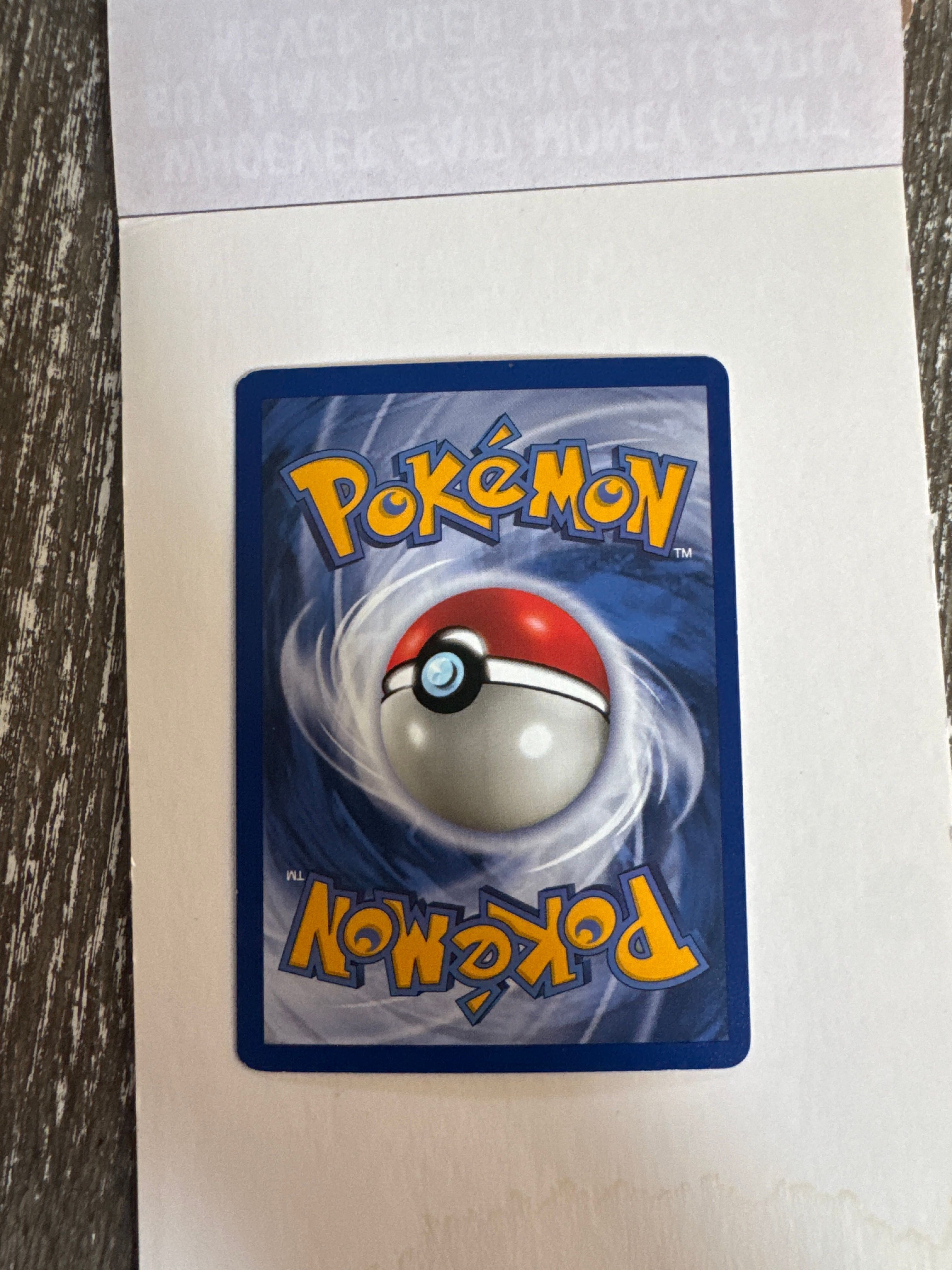 Back Card